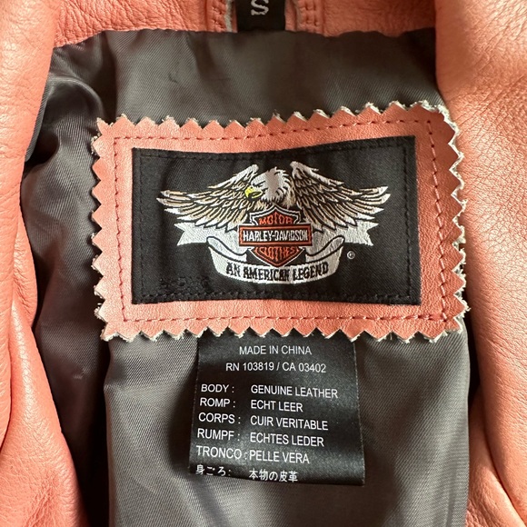 Authentic Harley Davidson Motorcycle Jacket - Picture 3 of 9